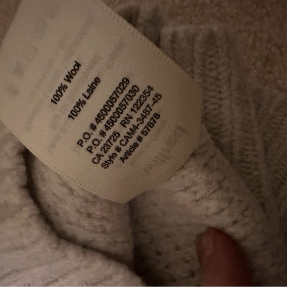 Wilfred - Montpellier 100% Wool Pullover Sweater Turtleneck Size Small - Picture 6 of 6